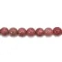 Rodonite redonda 4mm x 40cm