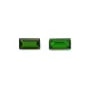 Tourmaline verte à sertir, baguette 4-4.2x8-8.2mm x 1pc