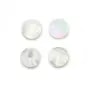 Cabochon Nacre Blanche rond plat 10mm x 1pc