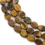 Oeil de tigre oval 8x10mm x 40cm
