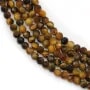 Oeil de tigre Rond Facette 3mm x 40cm