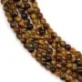 Oeil de tigre rond 2mm x 40cm