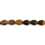 Œil de tigre goutte plat 13x18mm x 40cm