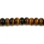 Yellow tiger eye rondelle 4x6mm x 20pcs
