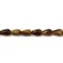 Oeil de tigre goutte facette 5x8mm x 40cm