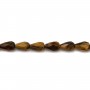 Chrysoprase Briolette Facette 4-4.5.5-6mm x 4pcs