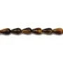 Oeil de tigre goutte 5x8mm x 40cm