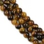 Yellow Tiger Eye Round 4mm x 40cm