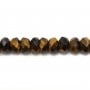 Oeil de tigre Rondelle Facette 6x10mm x 40cm