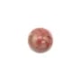 Cabochon de rhodonite rose, de forme ronde, et de taille 10mm x 4pcs