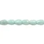 Amazonite faceted drop 5x8mm x 40cm
