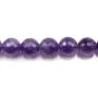 Améthyste Ronde Facette 14mm x 40cm