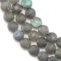 Labradorite Ronde Plate Facette 10mm x 40cm