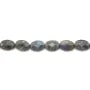 Labradorite Ovale Facette 10x14mm x 2pcs
