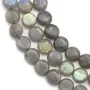Labradorite Ronde Plate 10mm x  4pcs
