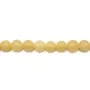 Jade miel rond 8mm x 10pcs