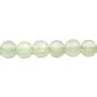Jadeite vert ronde plate 8mm x 8pcs