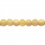 Jade miel rond 10mm x 40cm