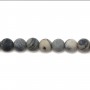 Jaspe mookaite ronde 8mm x 40cm