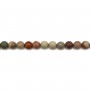 Jaspe polychrome matte ronde 10mm x 40cm