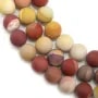 Jaspe mookaite ronde 8mm x 40cm