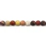 Jaspe mookaite ronde 8mm x 40cm