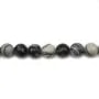 Jaspe picasso matte ronde 10mm x 40cm