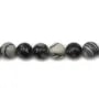 Jaspe picasso ronde 12mm x 40cm