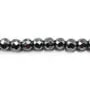 Hematite Ronde Facette 6mm x 40cm 