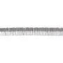 Hématite argenté carré lamelle 1x4mm x 40cm 