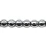 Hématite argenté ronde 6mm x 40cm