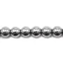 Hématite argenté ronde 4mm x 40cm