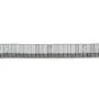 Hématite argenté carré lamelle 1x3mm x 40cm