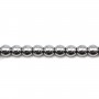 Hématite argenté ronde 3mm x 40cm
