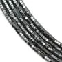 Hématite écrou 2x1mm x 40cm