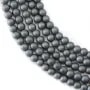 Hématite  mate ronde 3mm x 40cm