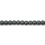 Hématite  mate ronde 3mm x 40cm