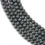 Hématite  mate ronde 4mm x 40cm
