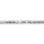 Hématite argenté ronde facette 3mm x 40cm