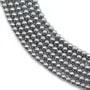 Hématite argenté ronde 2mm x 40cm