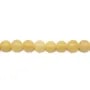 Jade miel rond 6mm x 20pcs