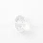 Rock crystal quartz faceted rondelle 4x7mm x 40cm