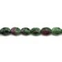 Rubis zoisite ovale 10x14mm x 4 st