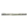Howlite blanche tube 4x6mm x 20pcs