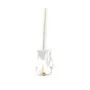 Nacre blanche en forme d'ourson 7x10mm x 2pcs