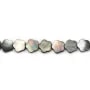 Nacre grise Fleur 18mm x 40cm