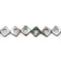 Nacre grise Rhombe creux 22mm X40cm