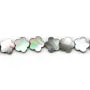 Gray Shell Flower 15 mm x  4 pcs