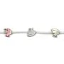 Gray mother-of-pearl duck 10x10mm x 2pcs