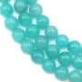 Amazonite du Pérou rond 8mm x 40cm